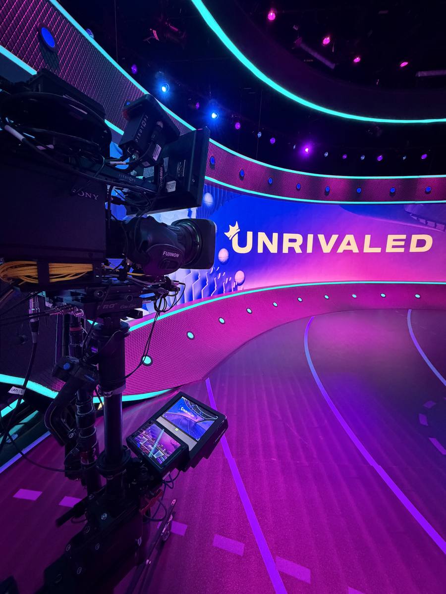Unrivaled live basketball broadcast